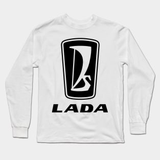 Lada logo 1975s (black) Long Sleeve T-Shirt